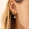 image:imageBaubleBar Disney Mickey Mouse DemiFine Earrings for Women  Jewelry for Disney Fans  Giftable and Fun EarringsPave  Huggie