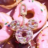 image:imageBaubleBar Disney Mickey Mouse Food Themed Bag CharmsMickey Mouse  Pink Donut Bag Charm