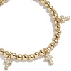 image:imageBaubleBar Divine Energy Pisa Bracelet Trendy Fashion Jewelry Stretch Bracelets for All Ages Stackable and BeautifulCross