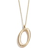 image:imageBaubleBar GoldPlated Initial Necklace  Bubble or Signature Letter Pendant 17Inch Chain Necklace with Lobster Clasp Fashion Jewelry Perfect Personalized Gift for WomenO