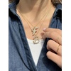 image:imageBaubleBar GoldPlated Initial Necklace  Bubble or Signature Letter Pendant 17Inch Chain Necklace with Lobster Clasp Fashion Jewelry Perfect Personalized Gift for WomenQ