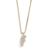 image:imageBaubleBar GoldPlated Initial Necklace  Bubble or Signature Letter Pendant 17Inch Chain Necklace with Lobster Clasp Fashion Jewelry Perfect Personalized Gift for WomenF