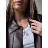image:imageBaubleBar GoldPlated Initial Necklace  Bubble or Signature Letter Pendant 17Inch Chain Necklace with Lobster Clasp Fashion Jewelry Perfect Personalized Gift for WomenJ