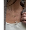 image:imageBaubleBar GoldPlated Initial Necklace  Bubble or Signature Letter Pendant 17Inch Chain Necklace with Lobster Clasp Fashion Jewelry Perfect Personalized Gift for WomenV