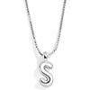image:imageBaubleBar GoldPlated Initial Necklace  Bubble or Signature Letter Pendant 17Inch Chain Necklace with Lobster Clasp Fashion Jewelry Perfect Personalized Gift for WomenS