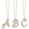image:imageBaubleBar GoldPlated Initial Necklace  Bubble or Signature Letter Pendant 17Inch Chain Necklace with Lobster Clasp Fashion Jewelry Perfect Personalized Gift for WomenA