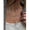 image:imageBaubleBar GoldPlated Initial Necklace  Bubble or Signature Letter Pendant 17Inch Chain Necklace with Lobster Clasp Fashion Jewelry Perfect Personalized Gift for WomenJ