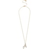 image:imageBaubleBar GoldPlated Initial Necklace  Bubble or Signature Letter Pendant 17Inch Chain Necklace with Lobster Clasp Fashion Jewelry Perfect Personalized Gift for WomenU