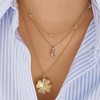 image:imageBaubleBar GoldPlated Initial Necklace  Bubble or Signature Letter Pendant 17Inch Chain Necklace with Lobster Clasp Fashion Jewelry Perfect Personalized Gift for WomenA