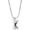 image:imageBaubleBar GoldPlated Initial Necklace  Bubble or Signature Letter Pendant 17Inch Chain Necklace with Lobster Clasp Fashion Jewelry Perfect Personalized Gift for WomenK