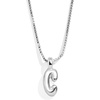 image:imageBaubleBar GoldPlated Initial Necklace  Bubble or Signature Letter Pendant 17Inch Chain Necklace with Lobster Clasp Fashion Jewelry Perfect Personalized Gift for WomenC
