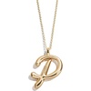 image:imageBaubleBar GoldPlated Initial Necklace  Bubble or Signature Letter Pendant 17Inch Chain Necklace with Lobster Clasp Fashion Jewelry Perfect Personalized Gift for WomenP