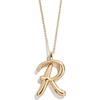 image:imageBaubleBar GoldPlated Initial Necklace  Bubble or Signature Letter Pendant 17Inch Chain Necklace with Lobster Clasp Fashion Jewelry Perfect Personalized Gift for WomenR