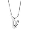 image:imageBaubleBar GoldPlated Initial Necklace  Bubble or Signature Letter Pendant 17Inch Chain Necklace with Lobster Clasp Fashion Jewelry Perfect Personalized Gift for WomenV