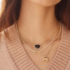 image:imageBaubleBar GoldPlated Initial Necklace  Bubble or Signature Letter Pendant 17Inch Chain Necklace with Lobster Clasp Fashion Jewelry Perfect Personalized Gift for WomenA