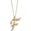 image:imageBaubleBar GoldPlated Initial Necklace  Bubble or Signature Letter Pendant 17Inch Chain Necklace with Lobster Clasp Fashion Jewelry Perfect Personalized Gift for WomenF
