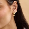 image:imageBaubleBar Heart Earrings Collection for Women Gold Plated Hypoallergenic Fashion JewelryAthena Drop  ClearGold