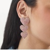 image:imageBaubleBar Heart Earrings Collection for Women Gold Plated Hypoallergenic Fashion JewelryEden Drop  BlushGold