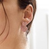 image:imageBaubleBar Heart Earrings Collection for Women Gold Plated Hypoallergenic Fashion JewelryHarley Drop  BlushGold