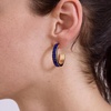 image:imageBaubleBar Hoop and Drop Earrings for Women Fashion Jewelry Beautiful and Giftable EarringsBlue Hoop