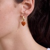 image:imageBaubleBar Hoop and Drop Earrings for Women Fashion Jewelry Beautiful and Giftable EarringsBrown Drop