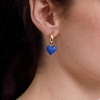 image:imageBaubleBar Hoop and Drop Earrings for Women Fashion Jewelry Beautiful and Giftable EarringsDark Blue Drop