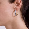 image:imageBaubleBar Hoop and Drop Earrings for Women Fashion Jewelry Beautiful and Giftable EarringsLight Blue Hoop