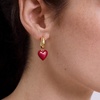 image:imageBaubleBar Hoop and Drop Earrings for Women Fashion Jewelry Beautiful and Giftable EarringsRed Drop