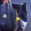 image:imageBaubleBar Licensed 2D Bag Charms  Assorted Character Keychains for All Ages  Perfect for GiftingMonsters Inc  Mike Wazowski