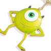 image:imageBaubleBar Licensed 2D Bag Charms  Assorted Character Keychains for All Ages  Perfect for GiftingMonsters Inc  Mike Wazowski