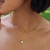 image:imageBaubleBar Mickey Mouse amp Minnie Mouse Disney Better Half Necklace  ClearGold