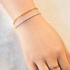 image:imageBaubleBar Tennis Bracelets for Women  Beautiful Trendy Hypoallergenic Bracelets Perfect for Stacking Womens Fashion JewelryBennett  Sterling Silver