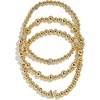 image:imageBaubleBar Three Bracelet Gift Set for Women GoldPlated Initial Beaded Bracelets Fashion Jewelry Personalized amp Trendy Gift Fashion Jewelry SetPisa