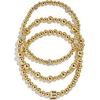 image:imageBaubleBar Three Bracelet Gift Set for Women GoldPlated Initial Beaded Bracelets Fashion Jewelry Personalized amp Trendy Gift Fashion Jewelry SetPisa