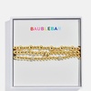image:imageBaubleBar Three Bracelet Gift Set for Women GoldPlated Initial Beaded Bracelets Fashion Jewelry Personalized amp Trendy Gift Fashion Jewelry SetPisa