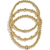 image:imageBaubleBar Three Bracelet Gift Set for Women GoldPlated Initial Beaded Bracelets Fashion Jewelry Personalized amp Trendy Gift Fashion Jewelry SetPisa