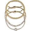 image:imageBaubleBar Three Bracelet Gift Set for Women GoldPlated Initial Beaded Bracelets Fashion Jewelry Personalized amp Trendy Gift Fashion Jewelry SetTennis