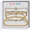 image:imageBaubleBar Three Bracelet Gift Set for Women GoldPlated Initial Beaded Bracelets Fashion Jewelry Personalized amp Trendy Gift Fashion Jewelry SetTennis