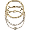 image:imageBaubleBar Three Bracelet Gift Set for Women GoldPlated Initial Beaded Bracelets Fashion Jewelry Personalized amp Trendy Gift Fashion Jewelry SetTennis