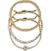 image:imageBaubleBar Three Bracelet Gift Set for Women GoldPlated Initial Beaded Bracelets Fashion Jewelry Personalized amp Trendy Gift Fashion Jewelry SetTennis