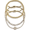 image:imageBaubleBar Three Bracelet Gift Set for Women GoldPlated Initial Beaded Bracelets Fashion Jewelry Personalized amp Trendy Gift Fashion Jewelry SetTennis