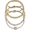 image:imageBaubleBar Three Bracelet Gift Set for Women GoldPlated Initial Beaded Bracelets Fashion Jewelry Personalized amp Trendy Gift Fashion Jewelry SetTennis