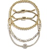 image:imageBaubleBar Three Bracelet Gift Set for Women GoldPlated Initial Beaded Bracelets Fashion Jewelry Personalized amp Trendy Gift Fashion Jewelry SetTennis