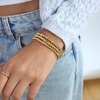 image:imageBaubleBar Three Bracelet Gift Set for Women GoldPlated Initial Beaded Bracelets Fashion Jewelry Personalized amp Trendy Gift Fashion Jewelry SetTennis