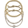 image:imageBaubleBar Three Bracelet Gift Set for Women GoldPlated Initial Beaded Bracelets Fashion Jewelry Personalized amp Trendy Gift Fashion Jewelry SetTennis