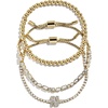 image:imageBaubleBar Three Bracelet Gift Set for Women GoldPlated Initial Beaded Bracelets Fashion Jewelry Personalized amp Trendy Gift Fashion Jewelry SetTennis