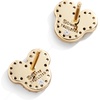 image:imageBaubleBar x Disney DemiFine Earrings  18K GoldPlated Sterling Silver Mickey Mouse Earrings Perfect for GiftingMickey Mouse Pave Stud
