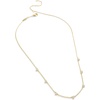 image:imageBaubleBar x Disneys Mickey Mouse DemiFine Necklace 18k GoldPlated Sterling Silver Necklace Beautiful and Classic Perfect for Mickey Mouse Fans of All AgesMickey Mouse Bezel Station Necklace
