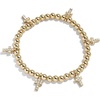 image:imageBaubleBar Divine Energy Pisa Bracelet Trendy Fashion Jewelry Stretch Bracelets for All Ages Stackable and BeautifulCross
