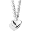 image:imageBaubleBar GoldPlated or Silver Millie Necklace  Trendy Fashion Jewelry Chunky Necklace GoldPlated Heart Charm Silver Necklace for Women Statement PieceSilver